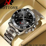 silvery black watch