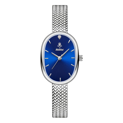 Women's Quartz Watch - 's Elegant Oval Dial Leaf Pattern Bracelet Strap with Gift Box, Stylish - product detail view 14