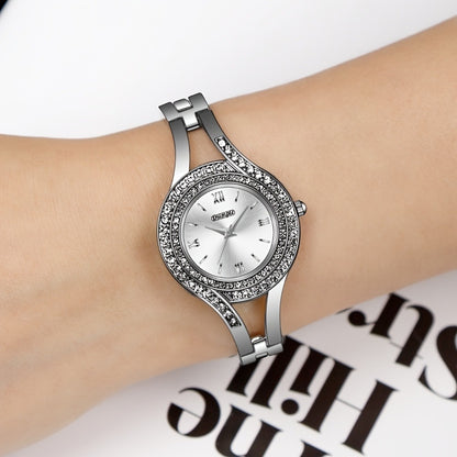 Women's Quartz Watch - 's Elegant Retro Luxury Heart Chain Rectangular Dial Court Style Stainless - product detail view 41