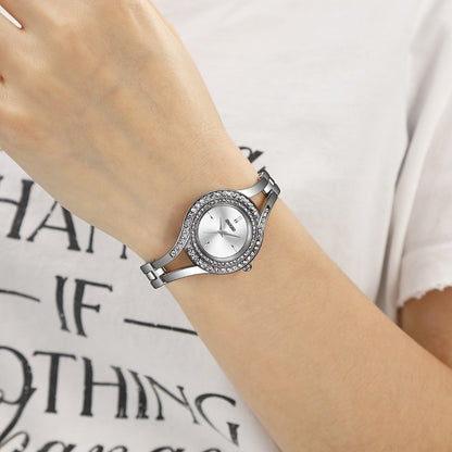 Women's Quartz Watch - 's Elegant Retro Luxury Heart Chain Rectangular Dial Court Style Stainless - product detail view 43