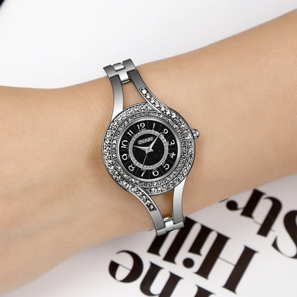 Women's Quartz Watch - 's Elegant Retro Luxury Heart Chain Rectangular Dial Court Style Stainless - product detail view 44