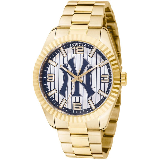 Men's Quartz Watch - 's Gold Invicta 49864 Specialty New York Edition 43mm Stainless Steel - main product view