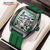 Black Bezel Green Strap