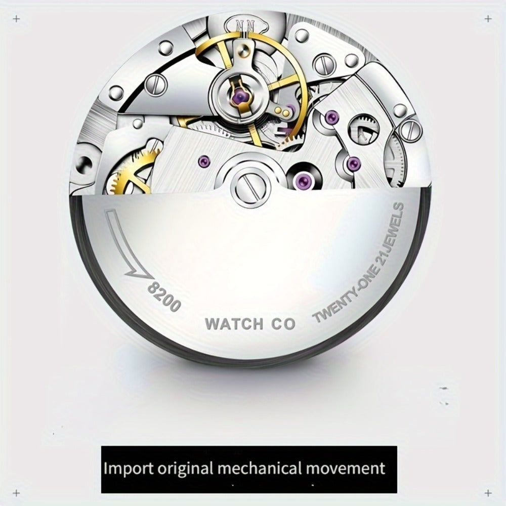 Men's Quartz Watch - 's Luminous Dual Calendar Zinc Alloy Business Casual Wristwatch for Coffee - product detail view 3
