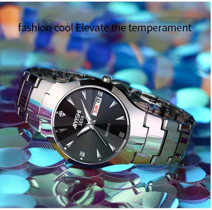 Men's Quartz Watch - 's Luminous Dual Calendar Zinc Alloy Business Casual Wristwatch for Coffee - product detail view 16