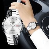 Bright white imported movement