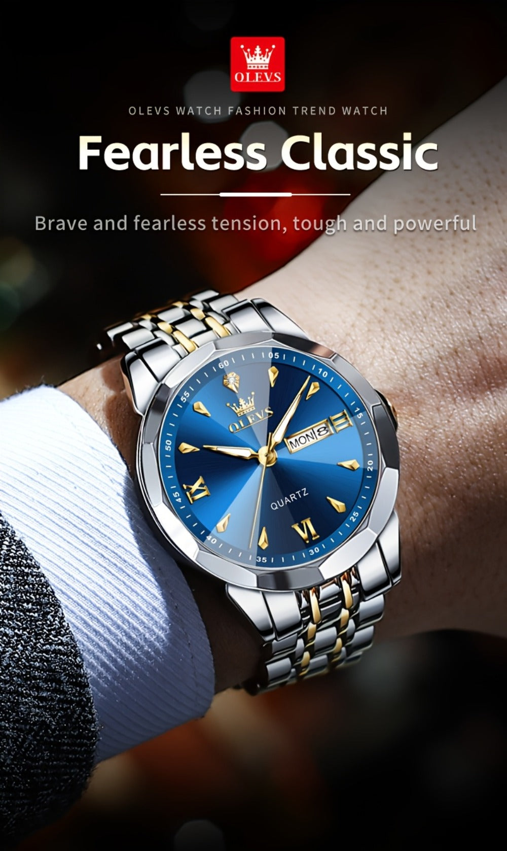 Men's Quartz Watch - 's Multifunction Sport | Stainless Steel Luminous Wristwatch with Date - product detail view 17