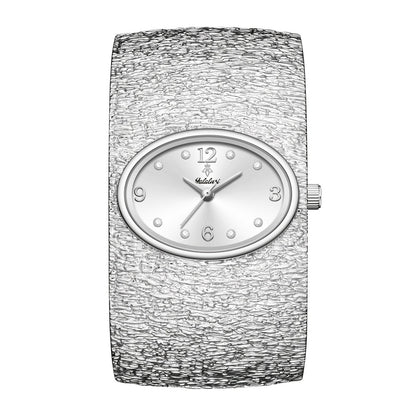 Women's Quartz Watch - 's Vintage Rhinestone Oval Dial Zinc Alloy Case Analog Wristwatch Elegant - product detail view 13