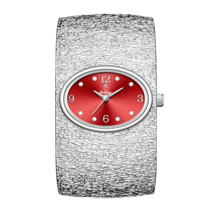 Women's Quartz Watch - 's Vintage Rhinestone Oval Dial Zinc Alloy Case Analog Wristwatch Elegant - product detail view 26