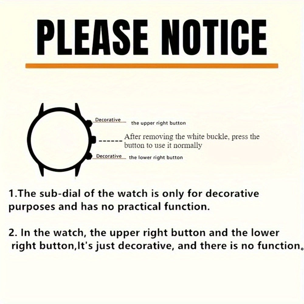 Men's Quartz Watch - Set for 6pcs Stainless Steel Analog Wristwatch Date Display Round Dial - product detail view 12
