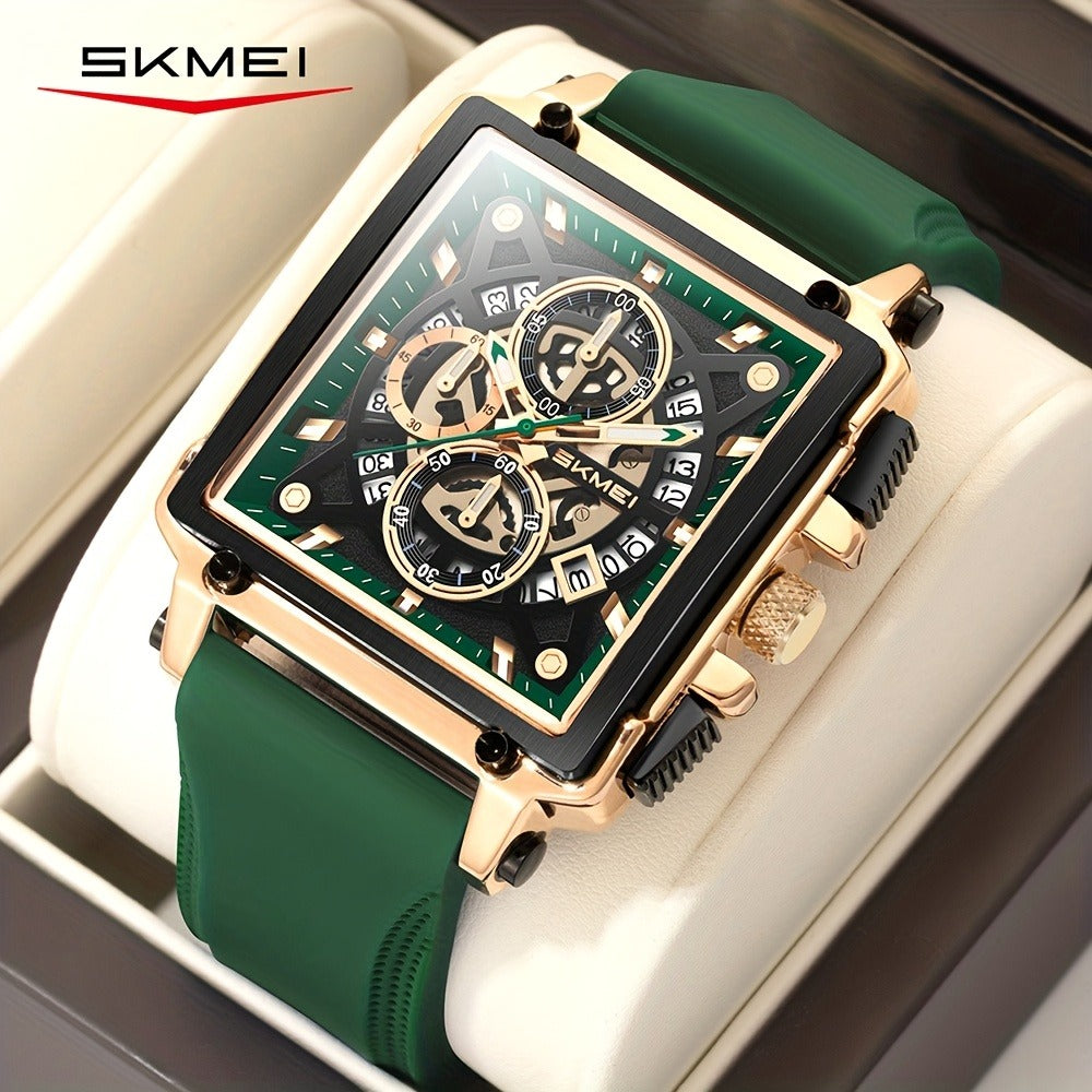 Men's Quartz Watch - SKMEI Chronograph Date Display Luminous Hands 3ATM Waterproof Casual - product detail view 6