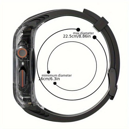 Men's Watch - Apple Band Transparent Case Set Clear Polycarbonate Modification Kit with - product detail view 2