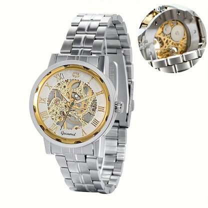 Men's Watch - 's Automatic Skeleton | Self-Winding Mechanical Wristwatch with Open Heart - product detail view 15