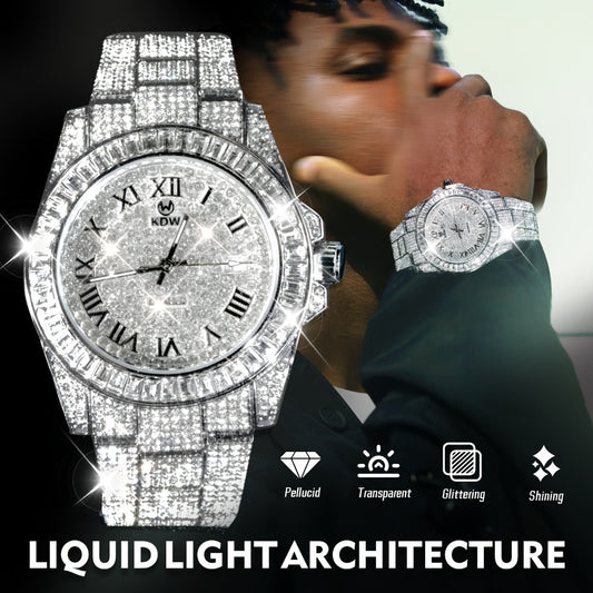Men's Watch - 's Gift Set Galaxy Starry Sky Bling Duo Stage Decorative with Adjuster - main product view