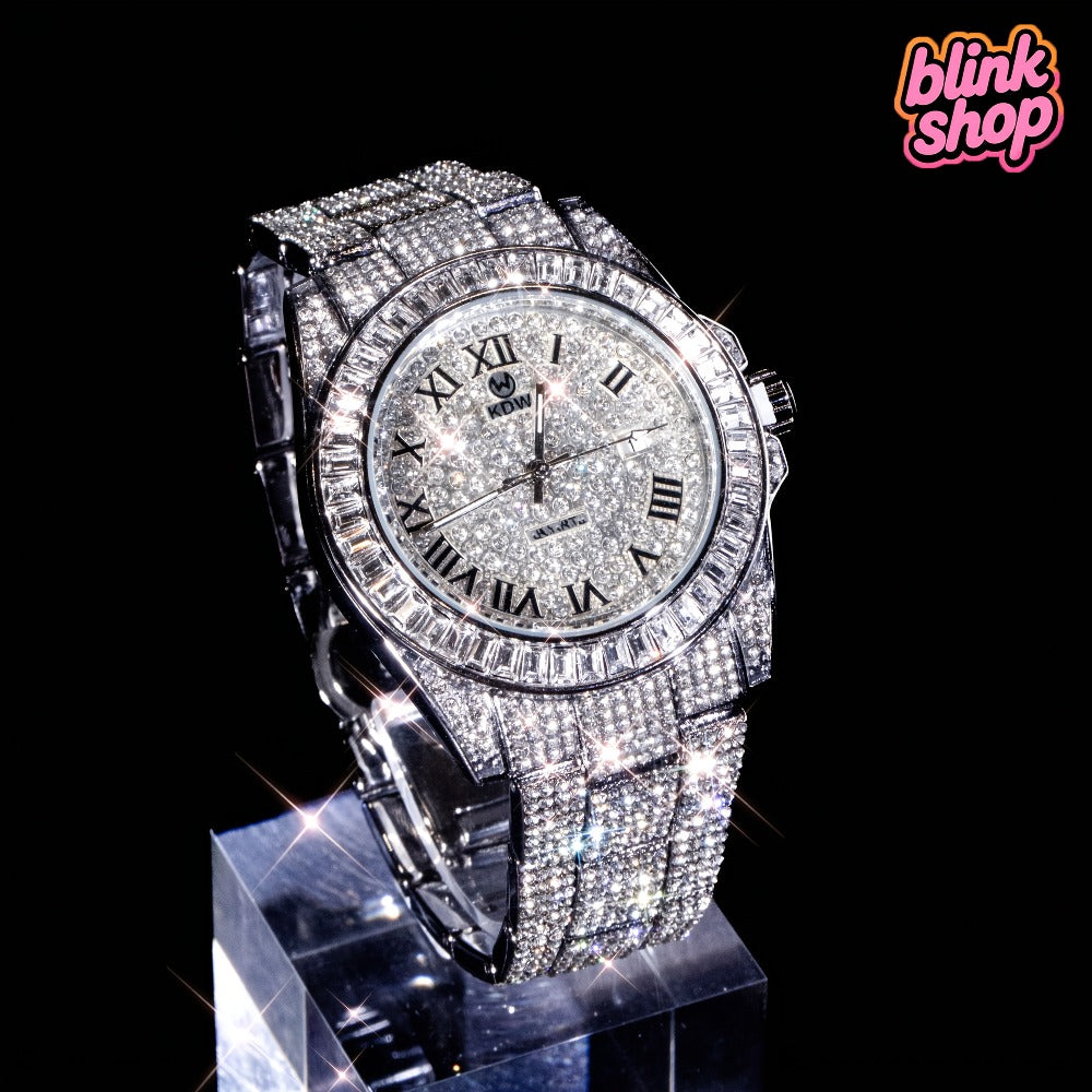 Men's Watch - 's Gift Set Galaxy Starry Sky Bling Duo Stage Decorative with Adjuster - product detail view 4