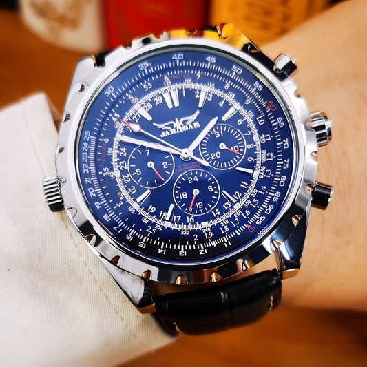 Men's Watch - 's Pilot Automatic Mechanical Multifunctional Sub-Dials, Week & 24H - main product view