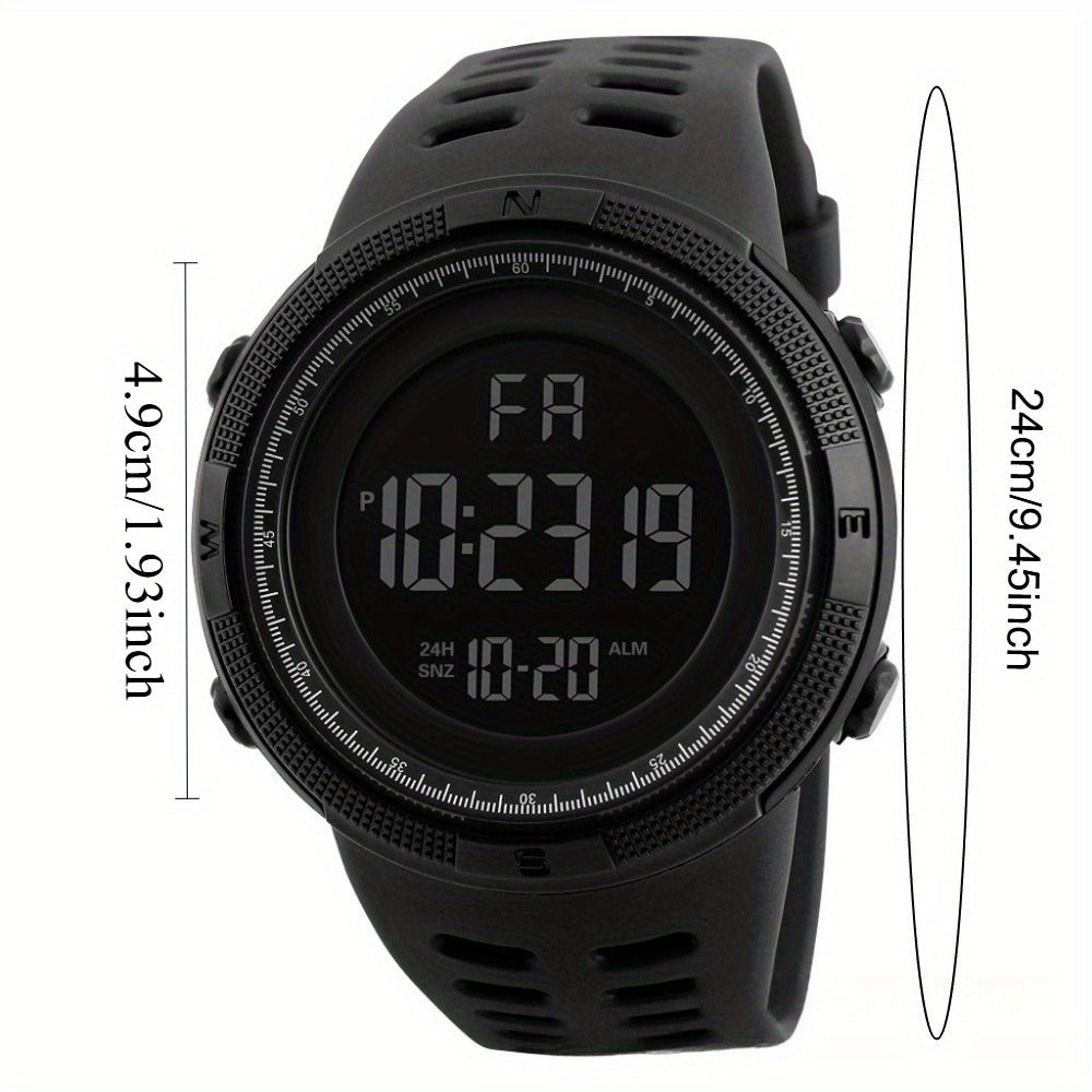 Men's Watch - 's Sport Chronograph Luminous Large Dial, Electronic Adventure Timepiece - product detail view 4