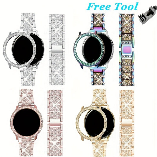 Women's Watch - Samsung Galaxy Band Rhinestone Set Full Crystal Bling Strap with Single - main product view
