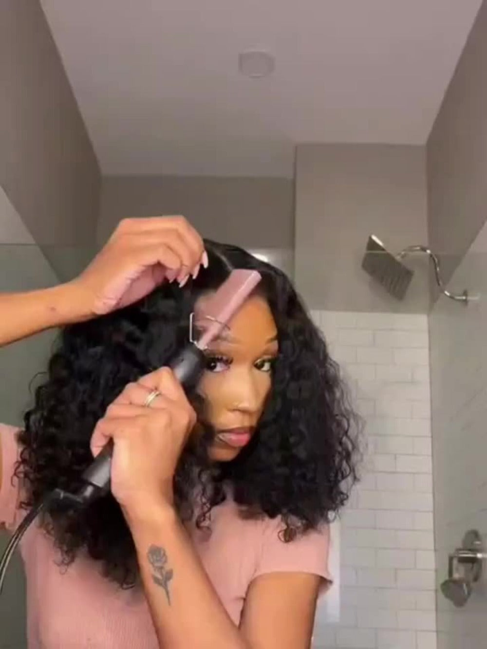 Women's Wig - Deep Wave | Pre-Styled Hairline, Fluffy Thick Natural Look, Comfortable - product detail view 15
