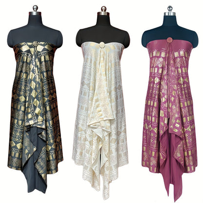 Scarf for Women - Milk Fiber Shawl 3pcs Set for - Soft Stretchy Warm Windproof with Gift - product detail view 10
