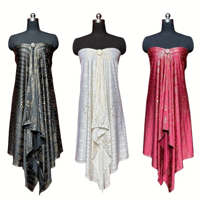 Scarf for Women - Milk Fiber Shawl 3pcs Set for - Soft Stretchy Warm Windproof with Gift - product detail view 14