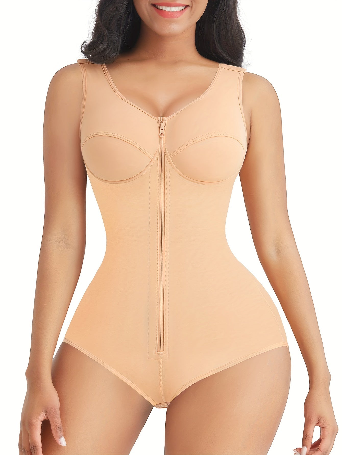 Shapewear Bodysuit For Women Tummy Control Plus Size Full Body Shaper – view 6