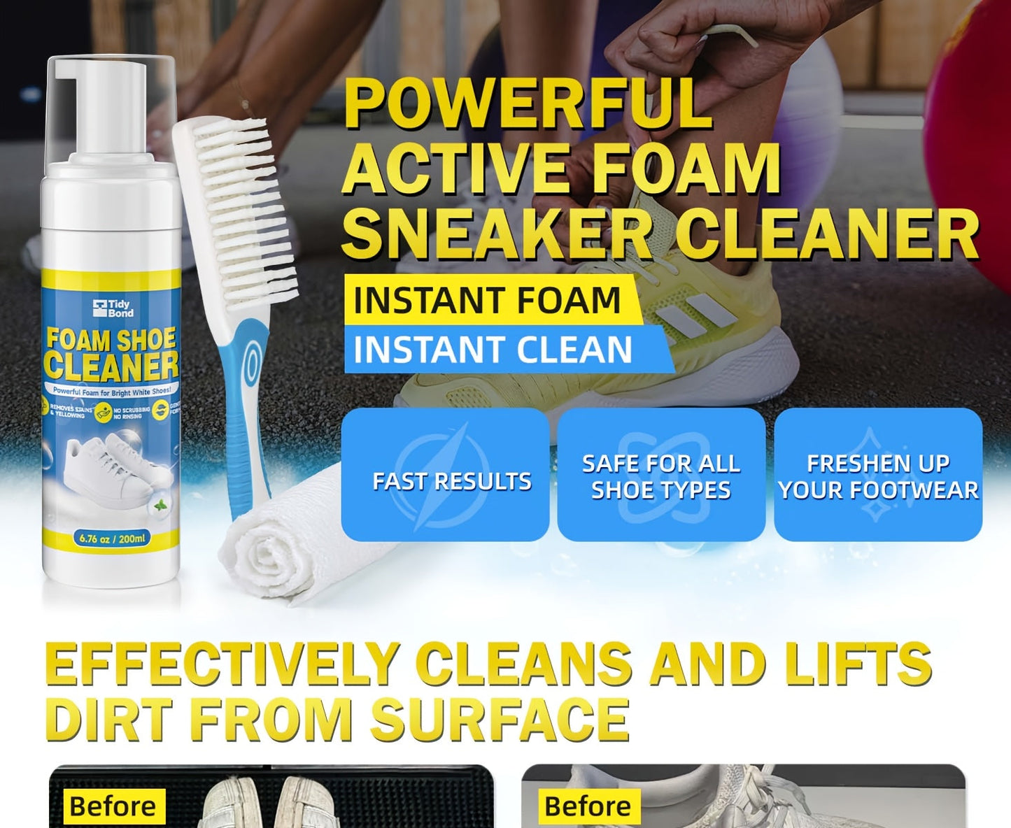 Shoe Cleaning Kit - Space-Saving – view 6