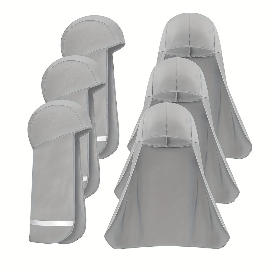 Skull Cap - Liner 6 Pack Hard Hat Sun Shade Cooling Neck Protector Sweat-Wicking - product detail view 9