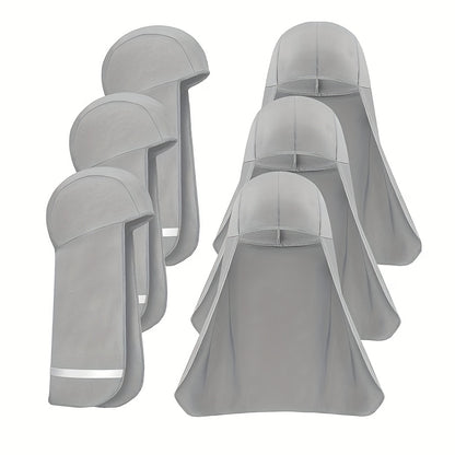 Skull Cap - Liner 6 Pack Hard Hat Sun Shade Cooling Neck Protector Sweat-Wicking - product detail view 9