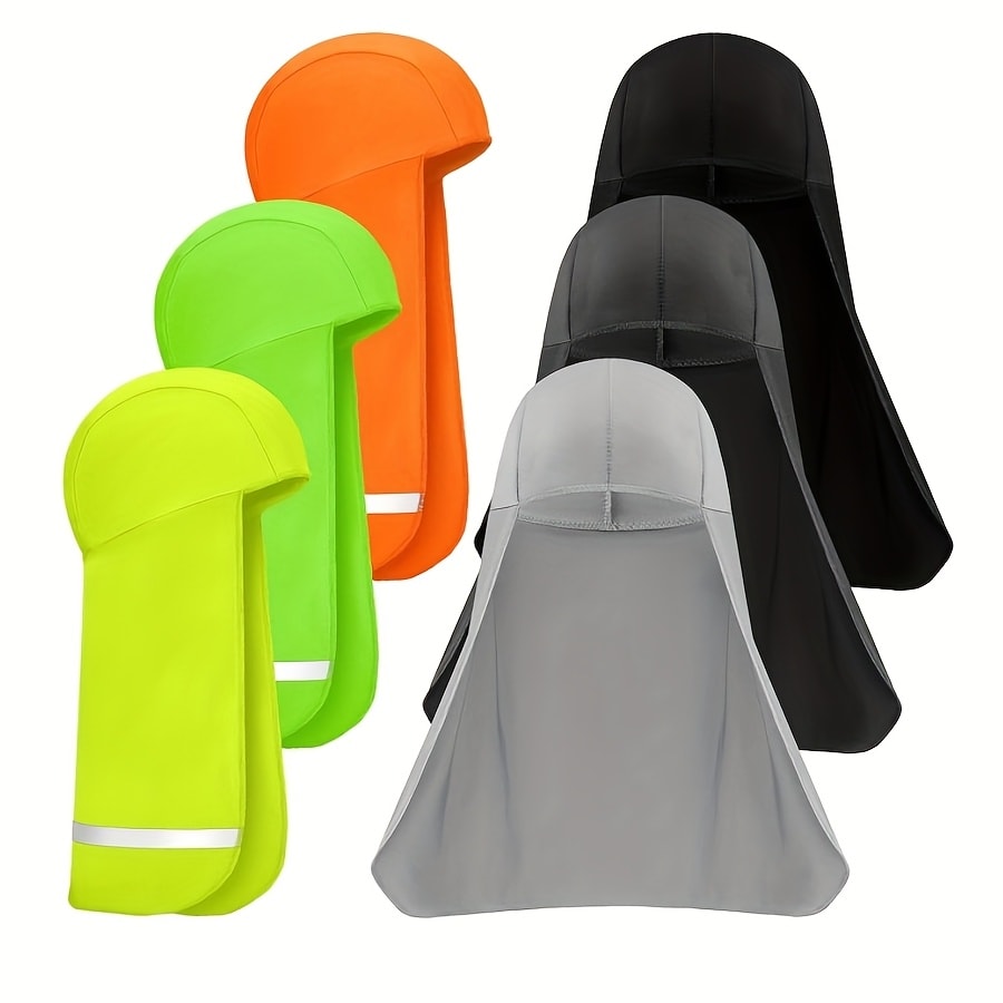Skull Cap - Liner 6 Pack Hard Hat Sun Shade Cooling Neck Protector Sweat-Wicking - product detail view 10