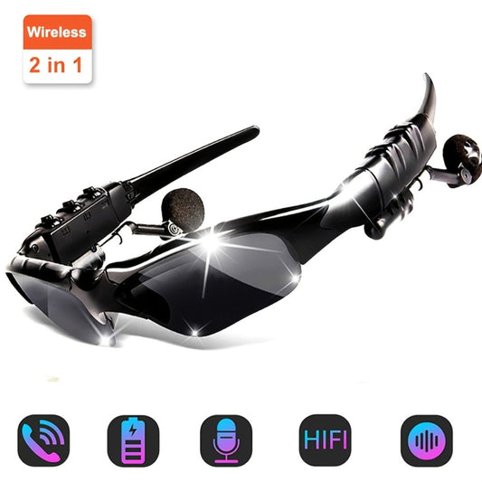 Smart Glasses - Bluetooth Wireless Headphones - Open Ear Audio Hands-Free Calls Music - main product view