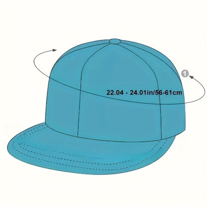 Snapback Hat - Set of 4 LA Embroidered Flat Brim Baseball Caps for Men & Women - product detail view 5