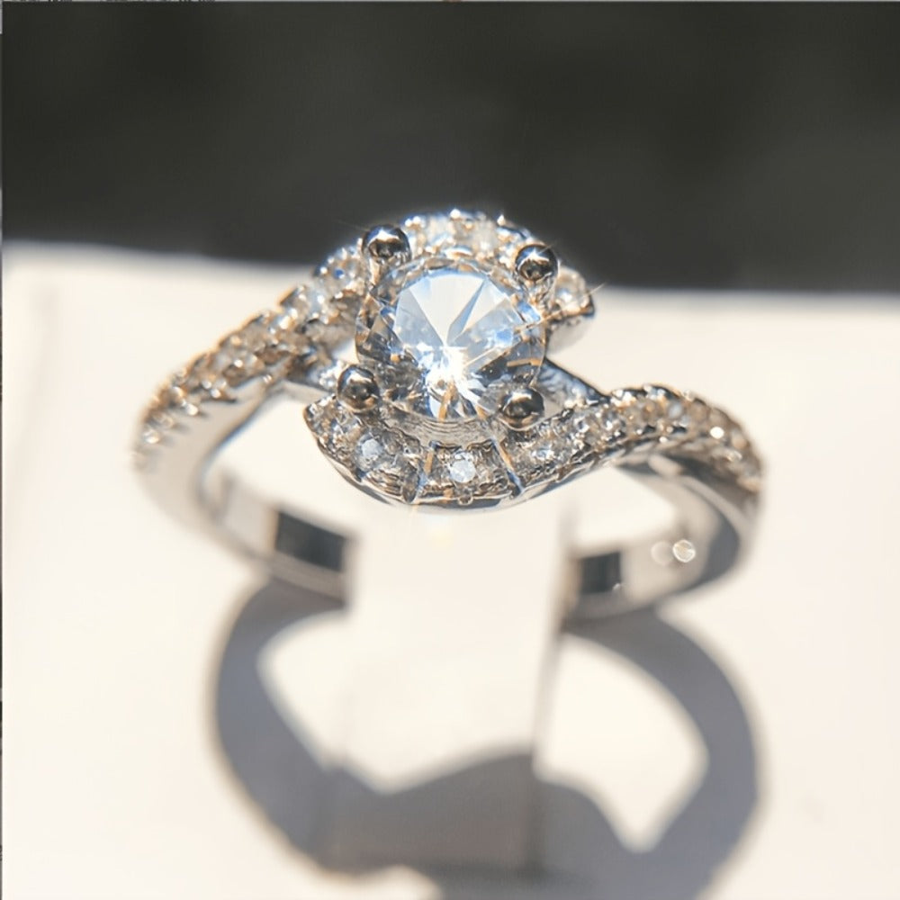 Stackable Rings for Women - 925 Sterling Silver Ring Hypoallergenic Celestial Hollow Star Moon Band - product detail view 7