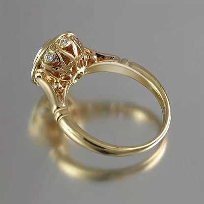 Stackable Rings for Women - Gold Ring Set 18K Gold Plated 2pcs for Men Sizes 6-10 Wedding Valentine - product detail view 5