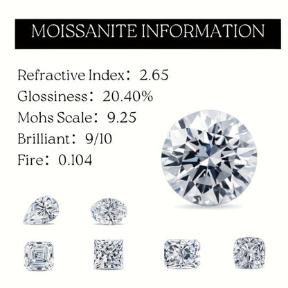 Stackable Rings for Women - Moissanite 925 Sterling Silver Ring for | 0.25 Carat Brilliant Cut - product detail view 8
