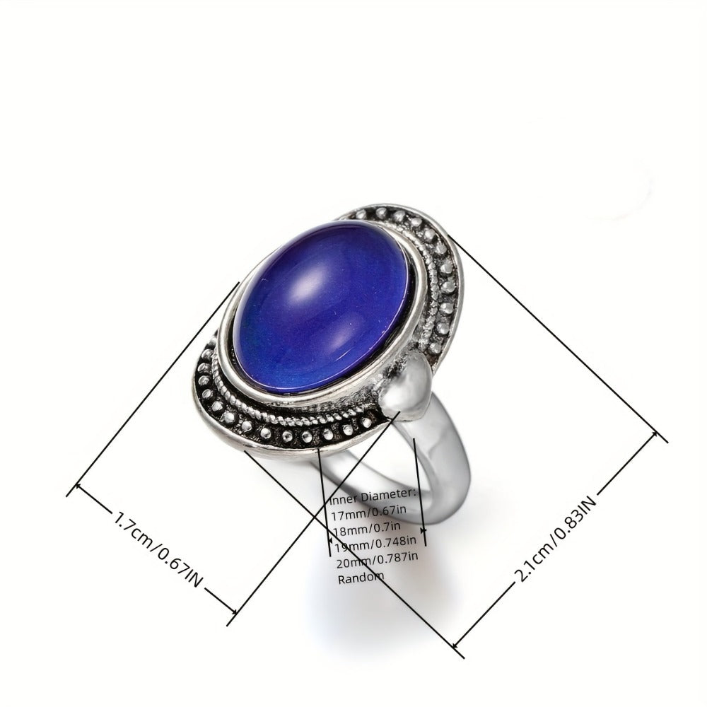 Stackable Rings for Women - Mood Bulk 20pcs Lot Color Changing Heart Temperature Ring Set for Men - product detail view 2