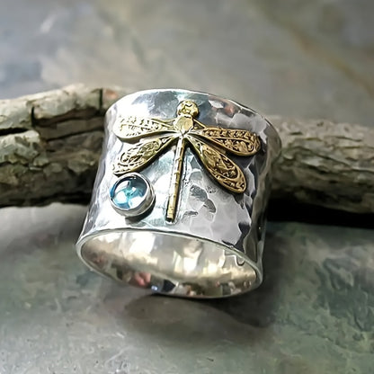 Stackable Rings for Women - Men's Ring Set of 4 - Classic Retro Vintage Pattern , Luxury Gentleman - product detail view 6