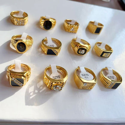 Stackable Rings for Women - Men's Set 20Pcs Assorted Styles & Sizes Fashion Classic Couple Bulk Pack - product detail view 6