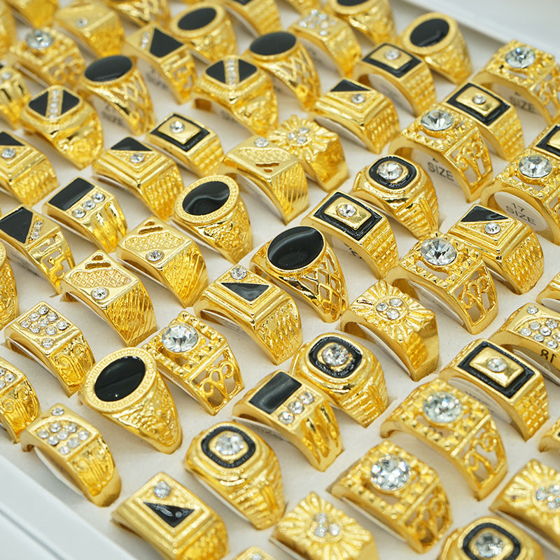 Stackable Rings for Women - Men's Set 20Pcs Assorted Styles & Sizes Fashion Classic Couple Bulk Pack - product detail view 8