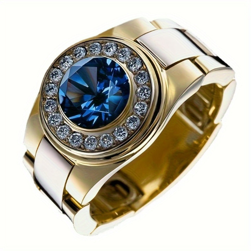 Stackable Rings for Women - Men's Set 4pcs - Luxury Gentleman Stacking for Men, Elegant Wedding - product detail view 6