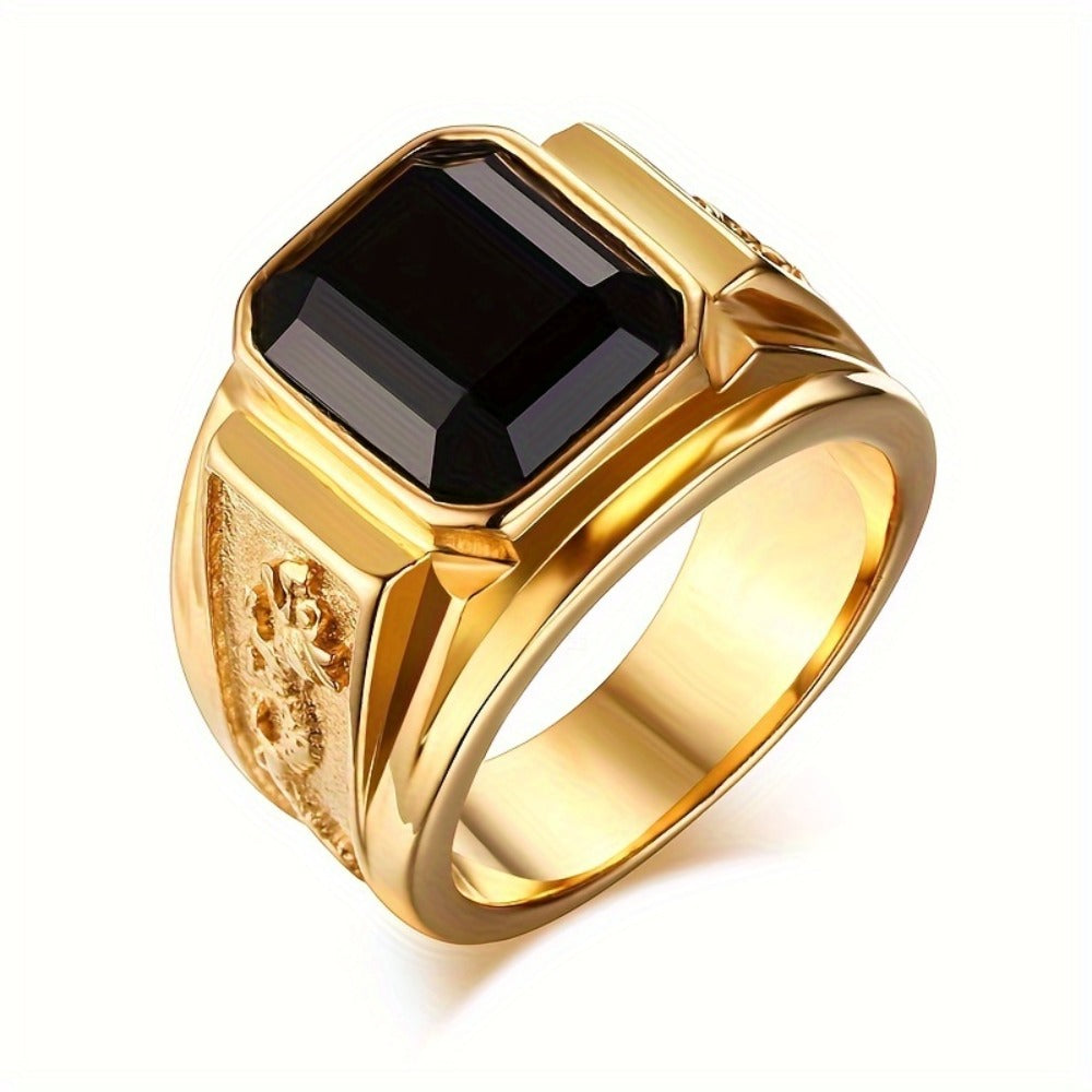 Stackable Rings for Women - Men's Set 4pcs - Luxury Gentleman Stacking for Men, Elegant Wedding - product detail view 7