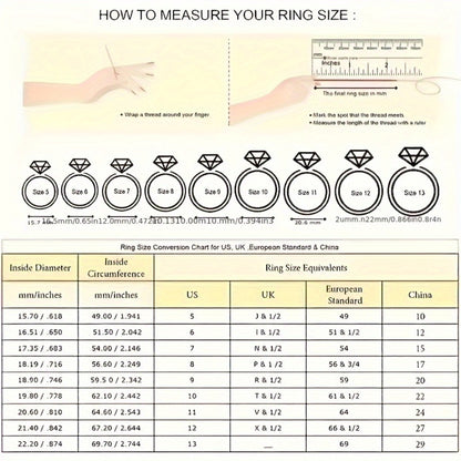 Stackable Rings for Women - S925 Sterling Silver Heart Ring for - Creative Love Surrounding Stacking - product detail view 4