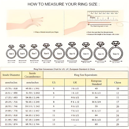 Stackable Rings for Women - S925 Sterling Silver Ring Set for - 2-Piece 5A Zirconia Boho Luxury - product detail view 3