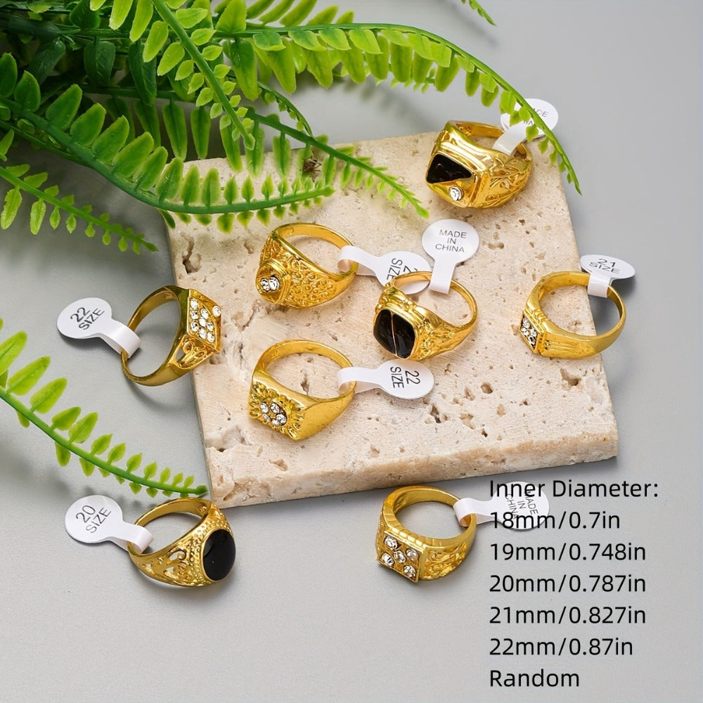 Stackable Rings for Women - Vintage Ring Set 20pcs for Men & - Bulk Mixed Styles Retro Fashion - product detail view 5