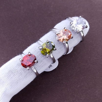 Stackable Rings for Women - Zirconia Geometric Ring Set 25pcs Shimmering in Gold & Silver, Multi-Color - product detail view