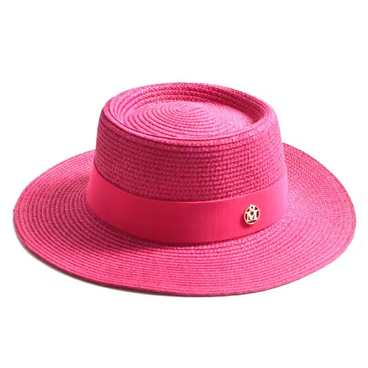 Straw Hats - Fedora Hat Foldable Sun Hat for Women Men - Beach Vacation Jazz Hat - main product view