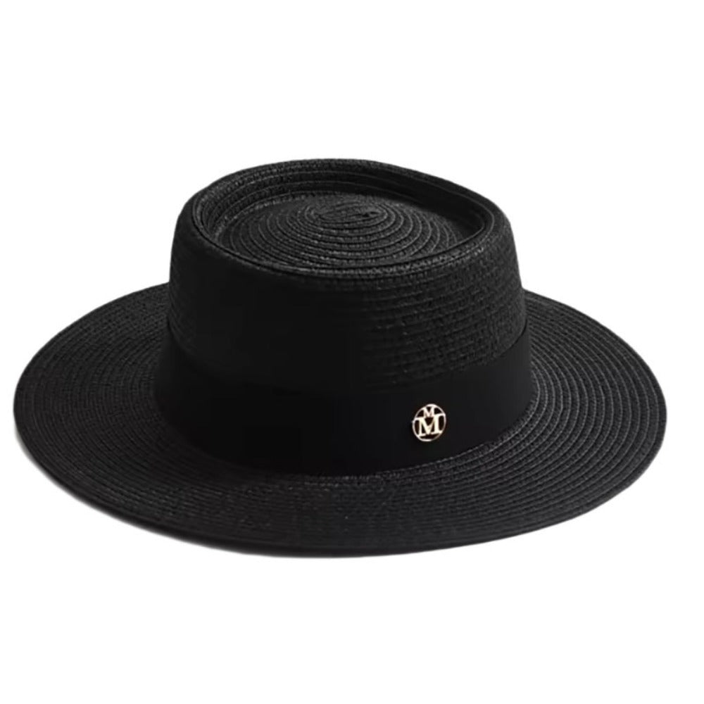 Straw Hats - Fedora Hat Foldable Sun Hat for Women Men - Beach Vacation Jazz Hat - product detail view 2
