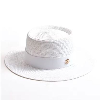 Straw Hats - Fedora Hat Foldable Sun Hat for Women Men - Beach Vacation Jazz Hat - product detail view 3