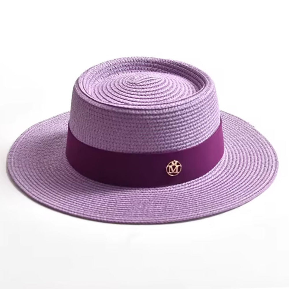 Straw Hats - Fedora Hat Foldable Sun Hat for Women Men - Beach Vacation Jazz Hat - product detail view 9