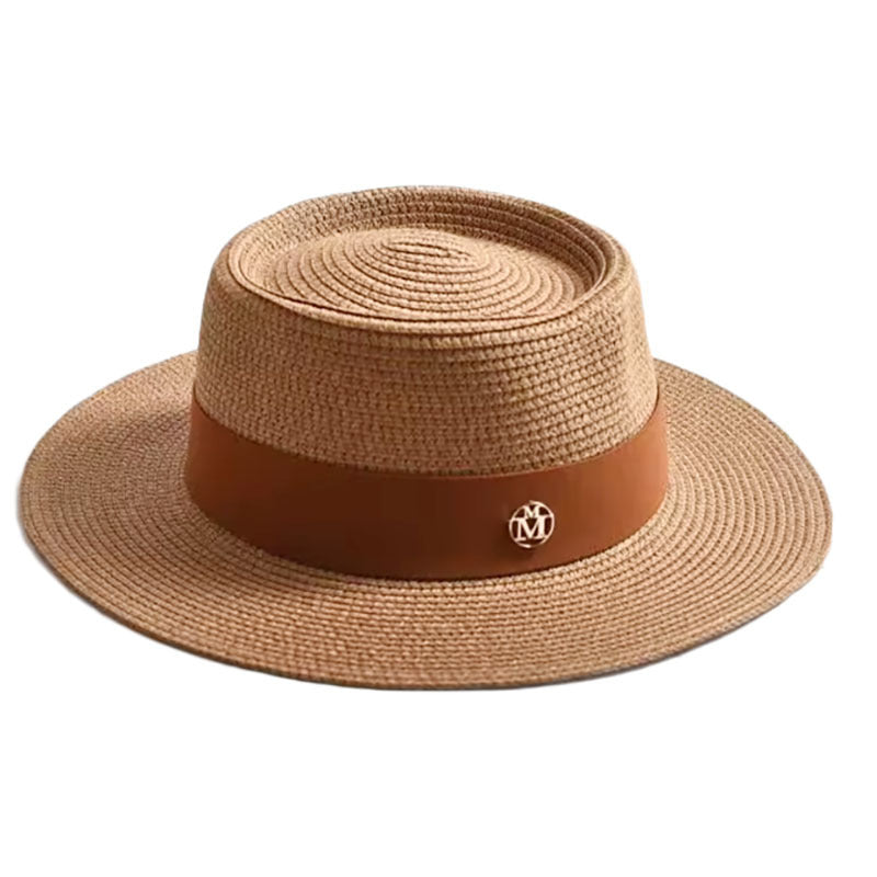 Straw Hats - Fedora Hat Foldable Sun Hat for Women Men - Beach Vacation Jazz Hat - product detail view 14